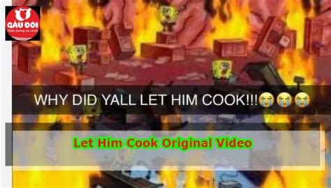 Like us on Facebook Like 1. . Let him cook original video